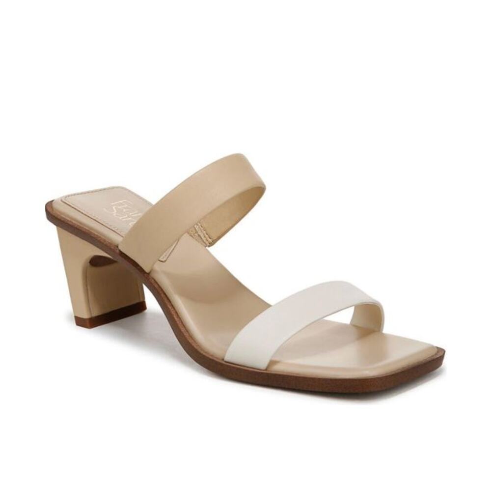 Franco Sarto Metallic Nude Felani Slide Sandal 10